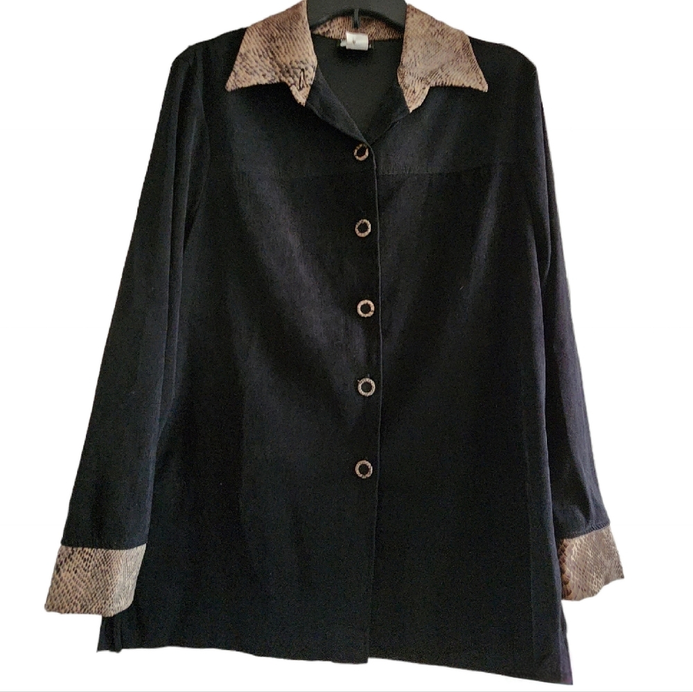 Vintage Black First Option Jacket/Shacket